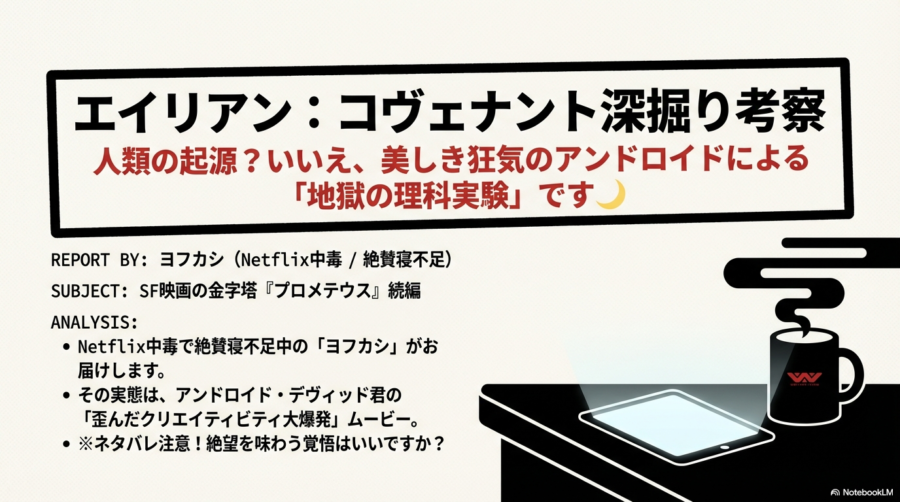 エイリアンコヴェナント:考察~デヴィッドの狂気とショウ博士の真実