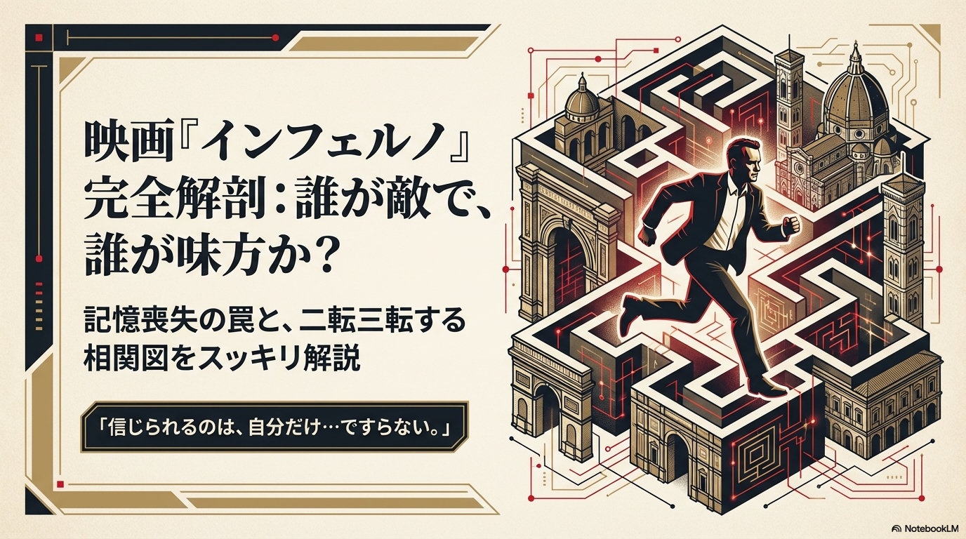 インフェルノの映画相関図を徹底解説！あらすじやキャストも