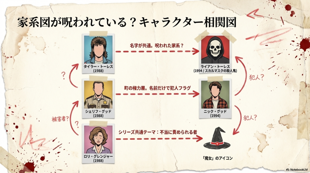 家系図が呪われてる！？キャストに隠された戦慄のヒント