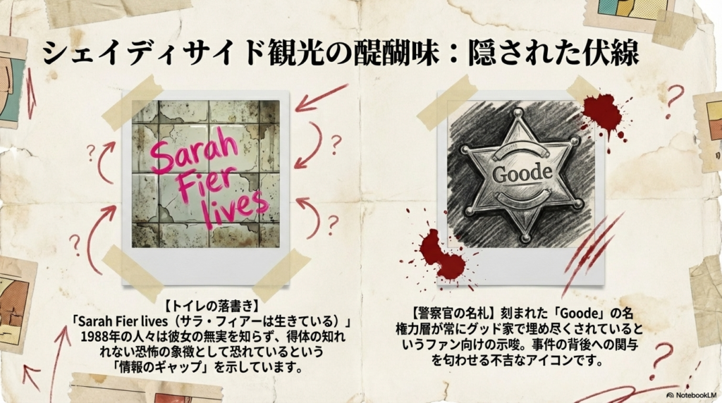 トイレの落書きすら見逃すな！劇中の伏線がエグい件