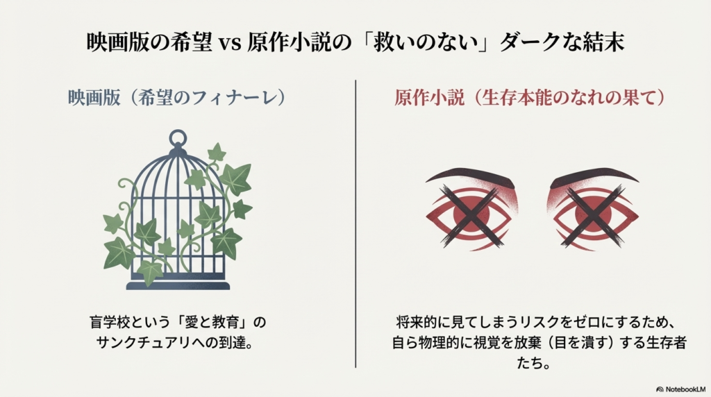 原作小説の結末の意味と映画版との衝撃的な設定差