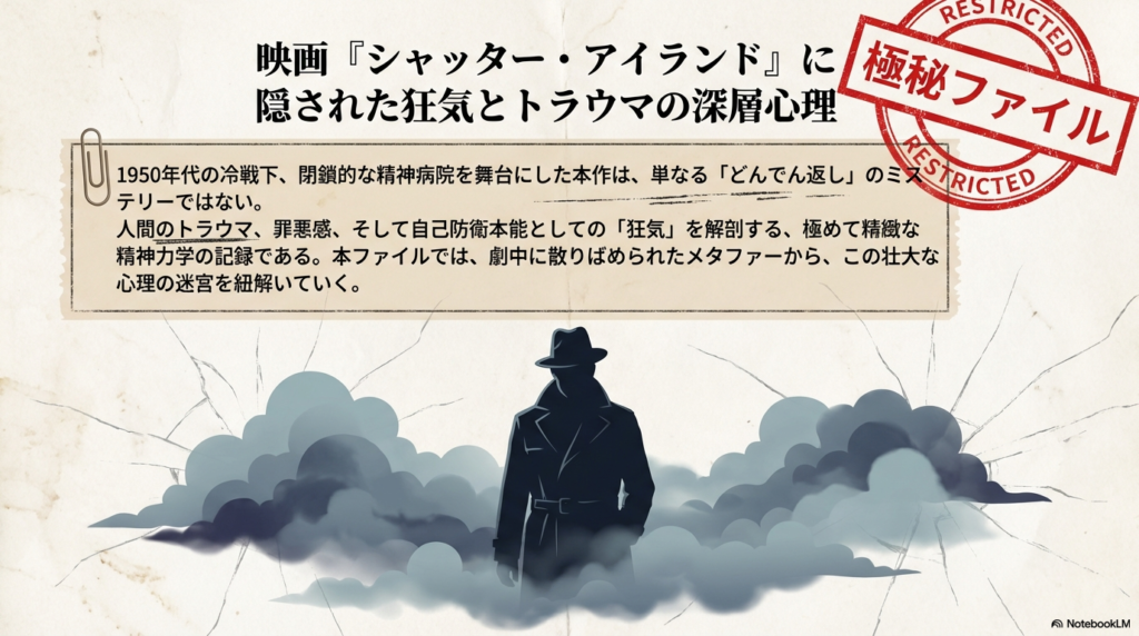 『シャッター・アイランド』最後はわざと？登場人物相関図と絆創膏や洞窟の女の謎を徹底考察