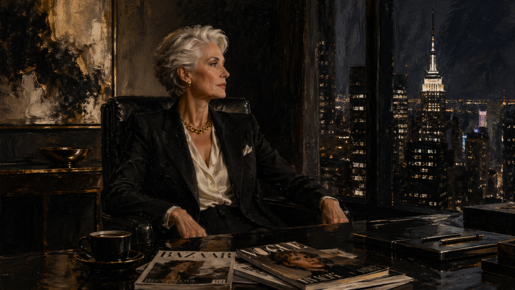 ファッション帝国の女王の孤独