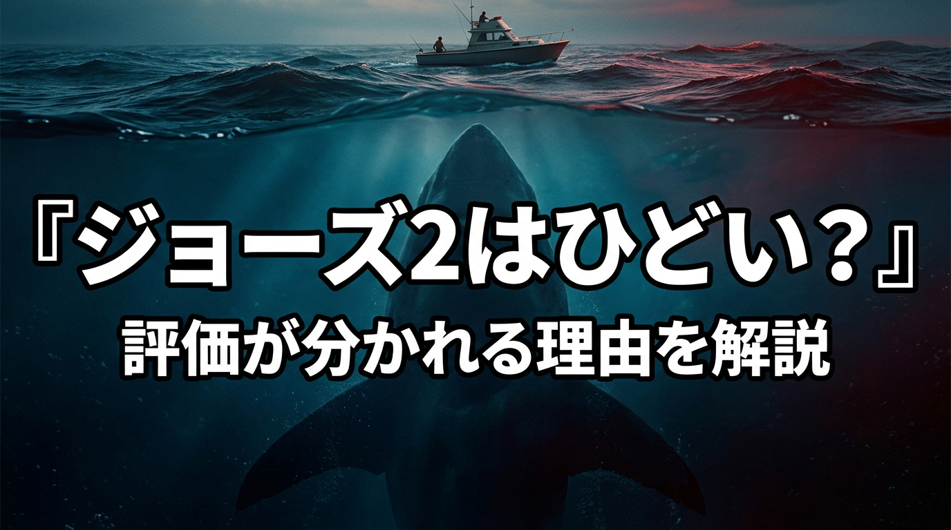 ジョーズ2はひどい？評価が低い理由と“凡作以上”と言われる真相を解説