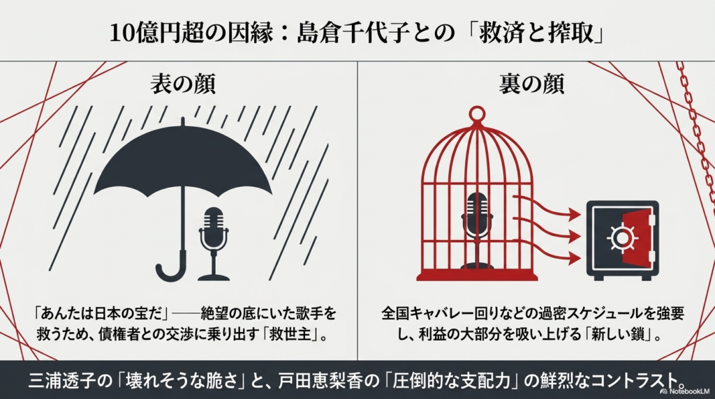 実話の核心：島倉千代子と細木数子の「救済と搾取」ドラマが胃に重い