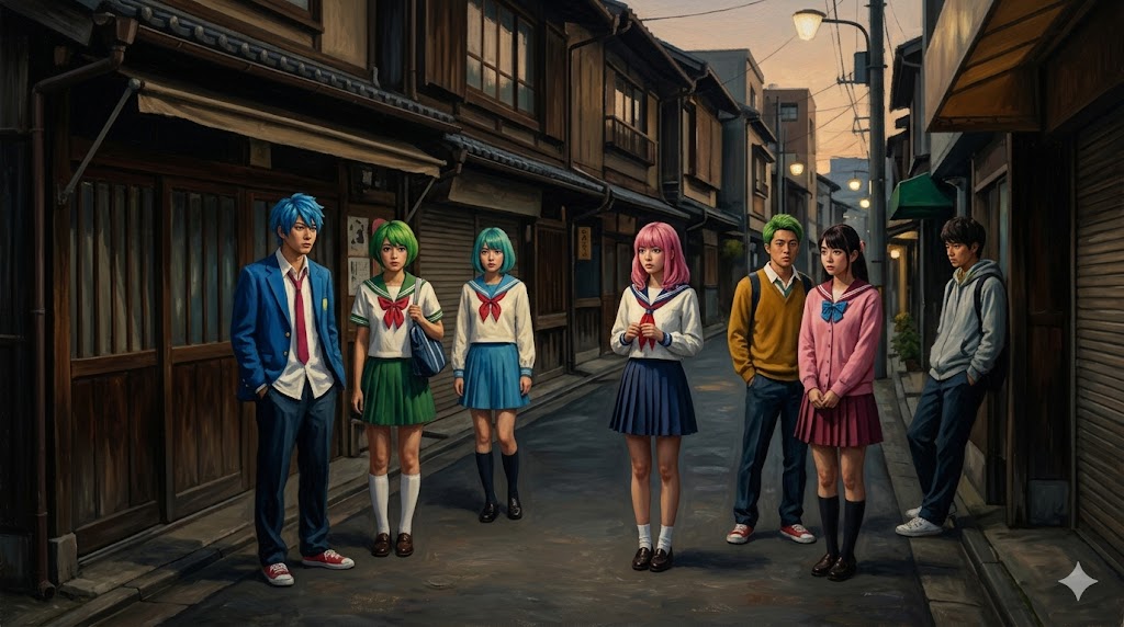 漫画的ビジュアルと現実感のギャップ